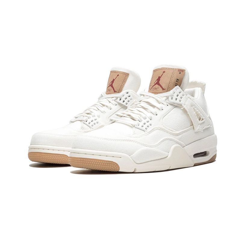 Levi's x Air Jordan 4 Retro "White Denim" AO2571-100