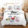 Cartoon BT21 Bedding Set for Kids Duvet Cover